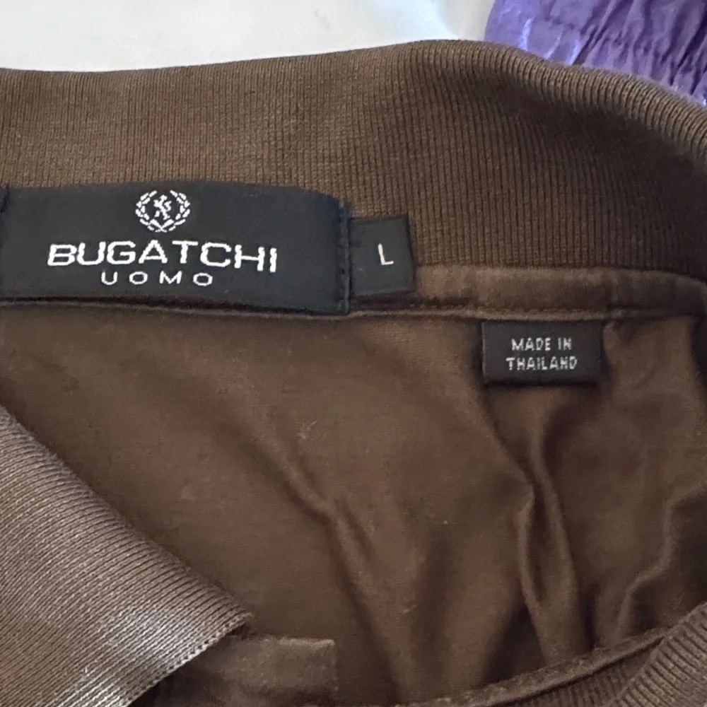 Bugatchi Men's Brown Polo Shirt